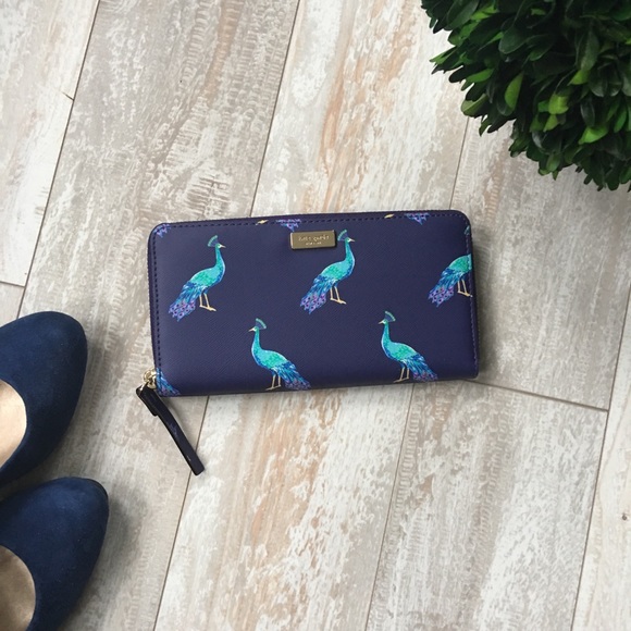 kate spade Handbags - kate spade • NWT Liberty St Peacock Neda Wallet